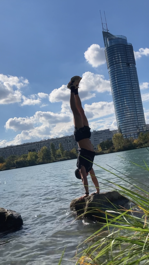 Der Weg zum Handstand.